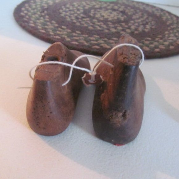 Primitive Farmhouse Cobbler Shoemaker Wood Shoe Last Toddler Shoe Lasts Children - Picture 5 of 8